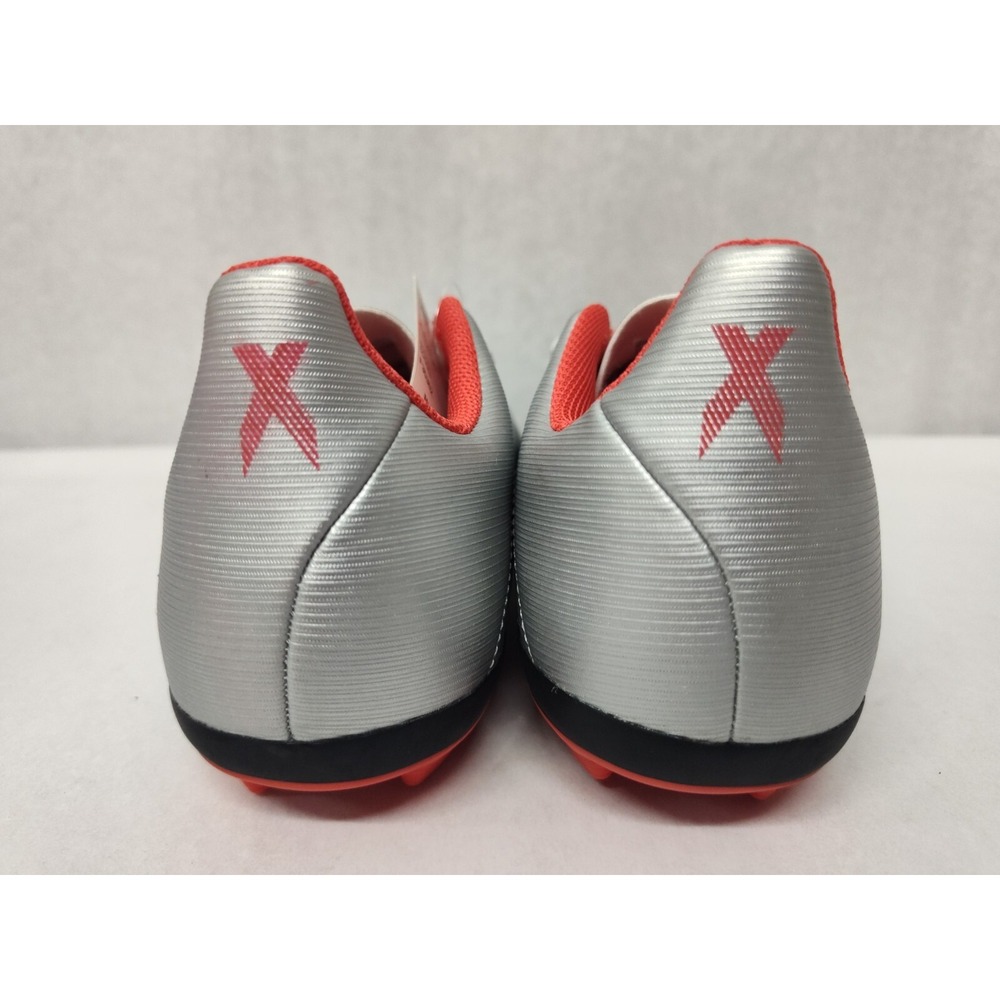 Adidas Kids' X 19.4 FxG Outdoor Soccer Cleats F35362 Silver Metallic Red Sz 4.5 - Picture 5 of 9